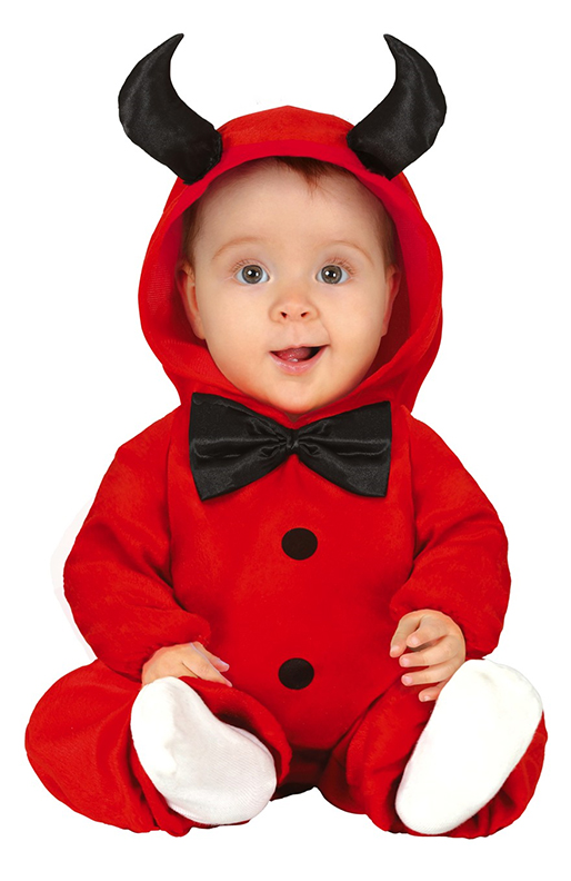 Baby Cute Devil Kids Fancy Dress Halloween Imp Boys Girls Toddler